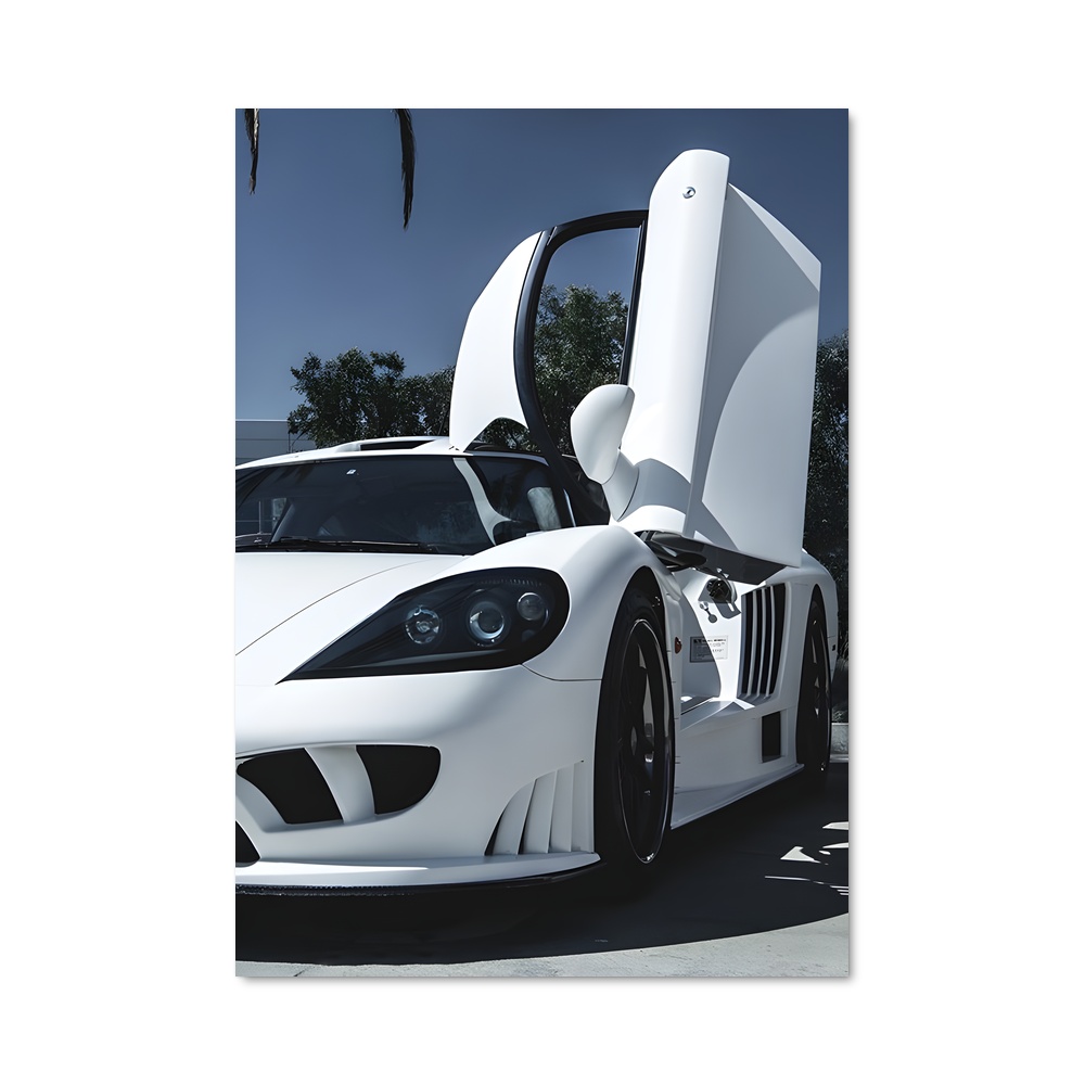 Poster Elegance Contemporaine Automobile Esprit vibrant