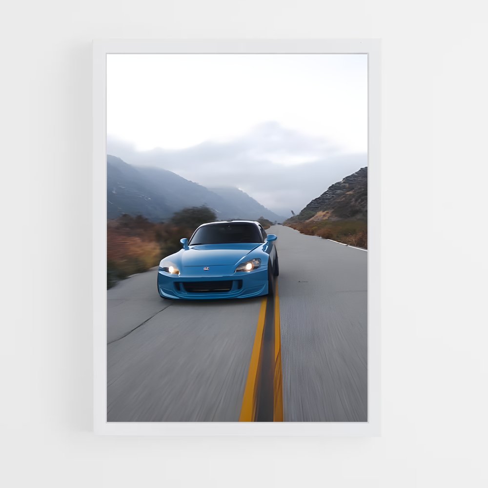 Poster L'Ascension Bleue – affiche Volvo (vue 3)