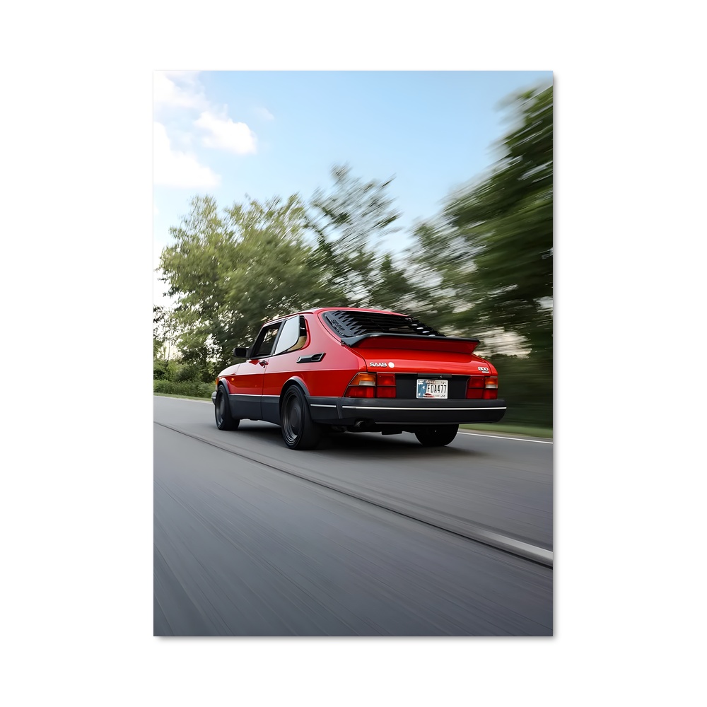 Poster raffiné Saab