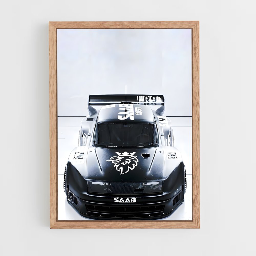 Poster Saab Noir et Blanc (vue 4)