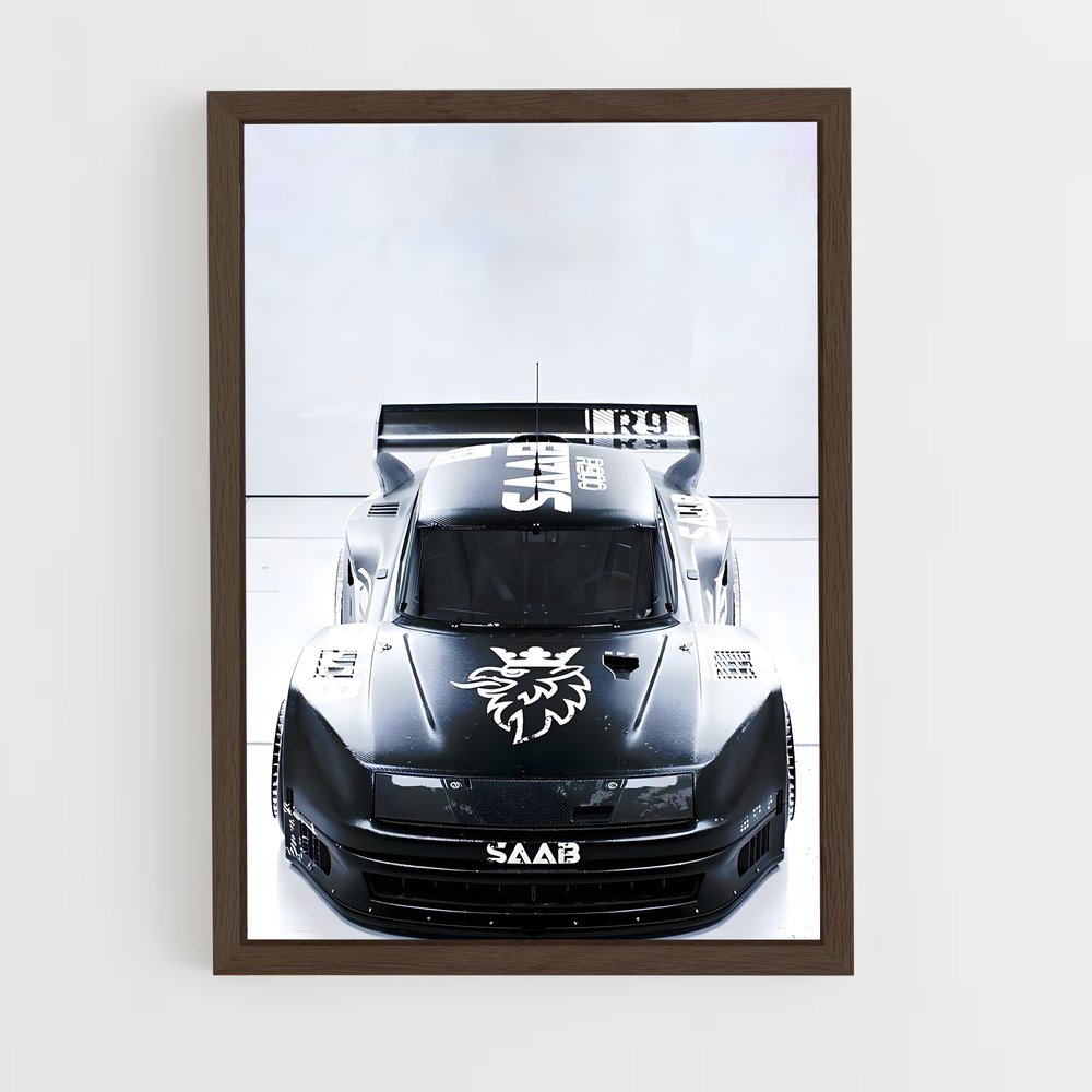 Poster Saab Noir et Blanc (vue 5)