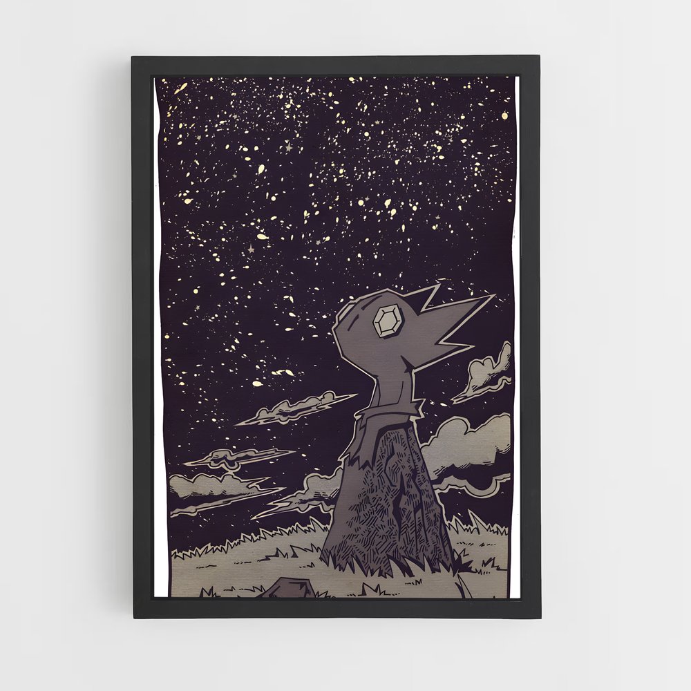 Poster Dans le Champ des Rêves – affiche Pokemon (vue 2)