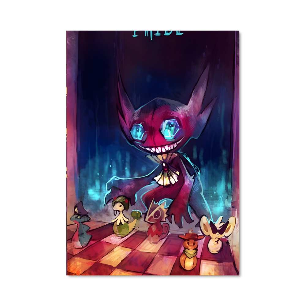 Poster Sableye Sourire – affiche Pokemon