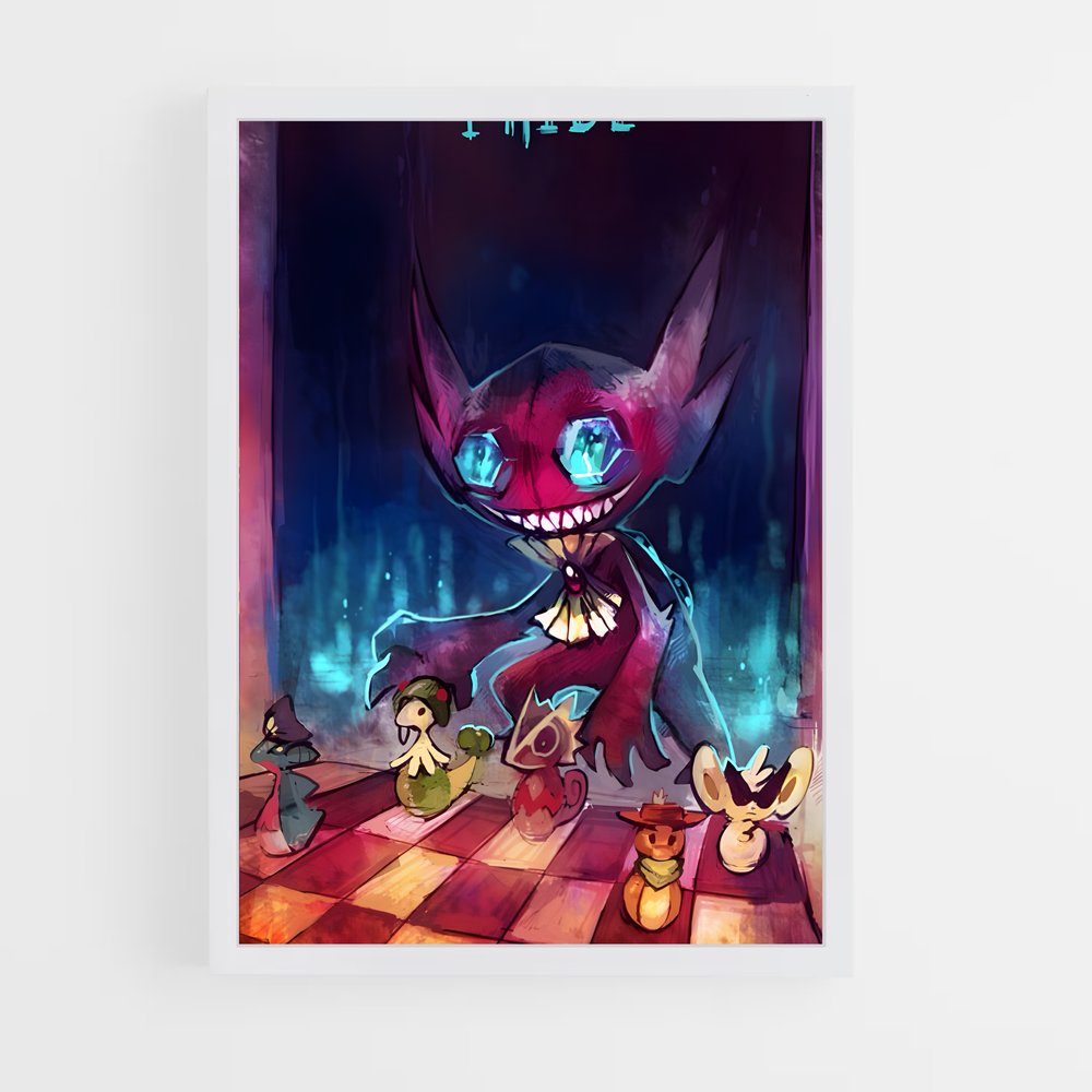 Poster Sableye Sourire – affiche Pokemon (vue 3)