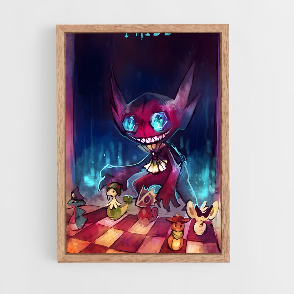 Poster Sableye Sourire – affiche Pokemon (vue 4)
