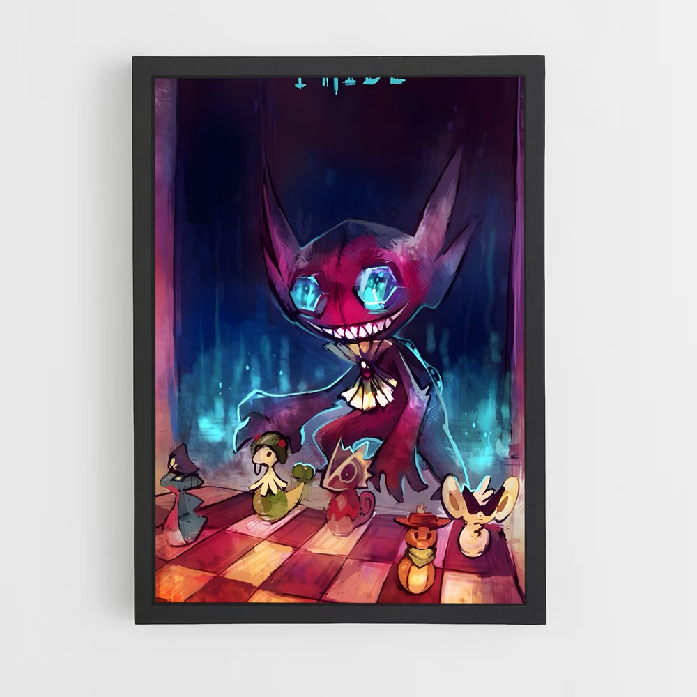 Poster Sableye Sourire – affiche Pokemon (vue 2)