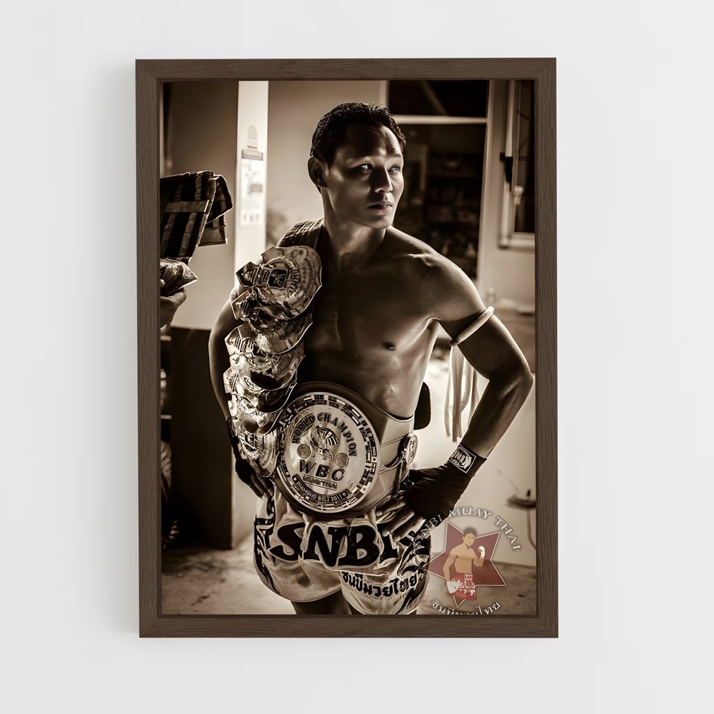 Poster Champion de Ring – affiche Muay Thai (vue 5)