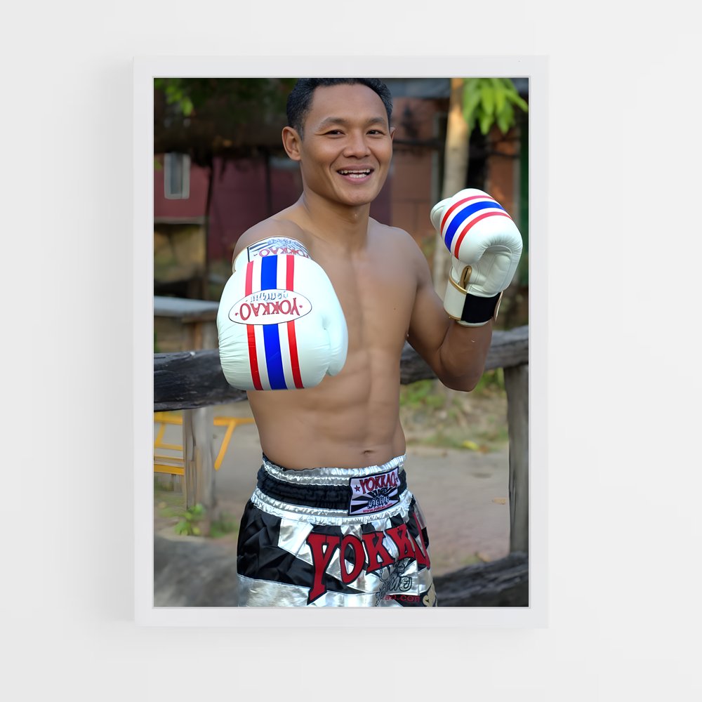 Poster Saenchai ring – affiche Muay Thai (vue 3)