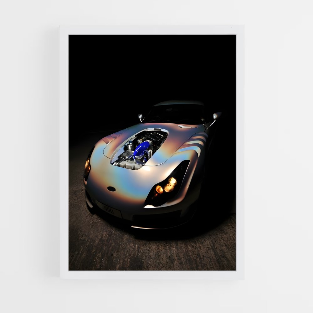 Poster Luminaire Argenté – affiche TVR (vue 3)