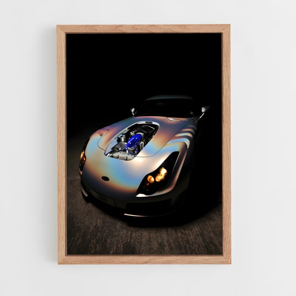 Poster Luminaire Argenté – affiche TVR (vue 4)