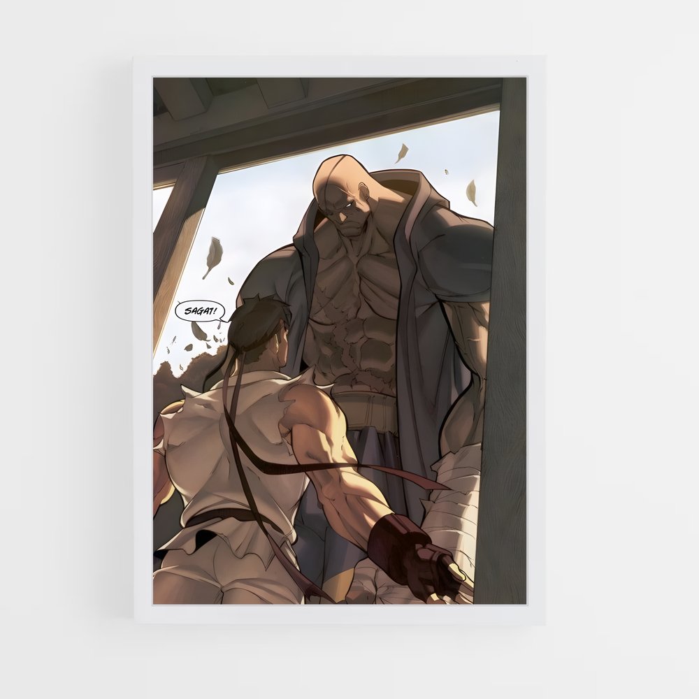 Poster Duel d'Élégance – affiche Street Fighter (vue 3)