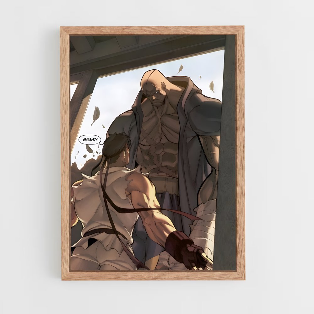 Poster Duel d'Élégance – affiche Street Fighter (vue 4)