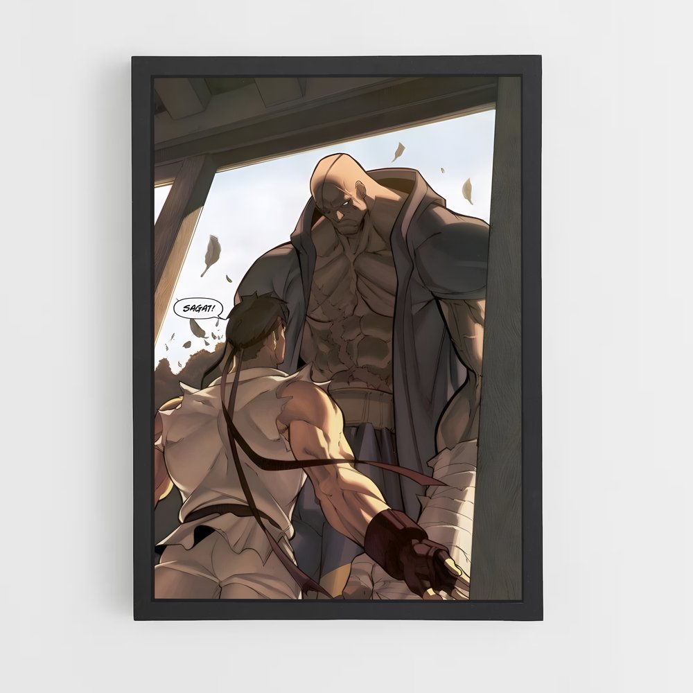 Poster Duel d'Élégance – affiche Street Fighter (vue 2)