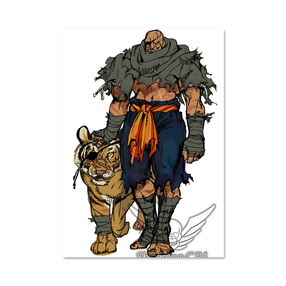 Poster La Force du Tigre – affiche Street Fighter