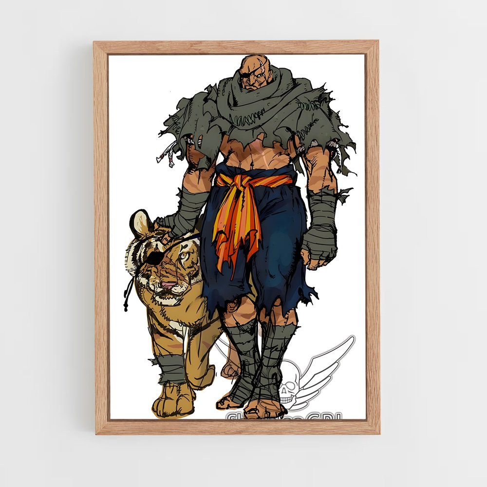 Poster La Force du Tigre – affiche Street Fighter (vue 4)