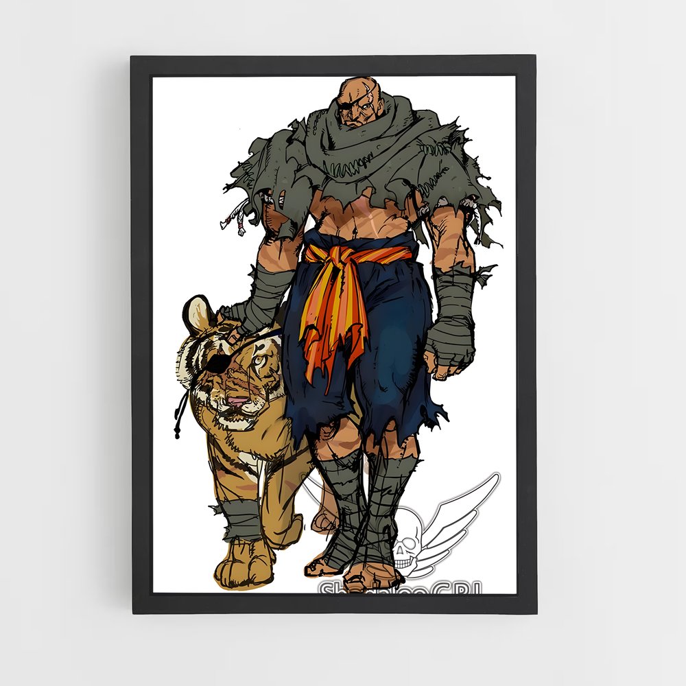 Poster La Force du Tigre – affiche Street Fighter (vue 2)