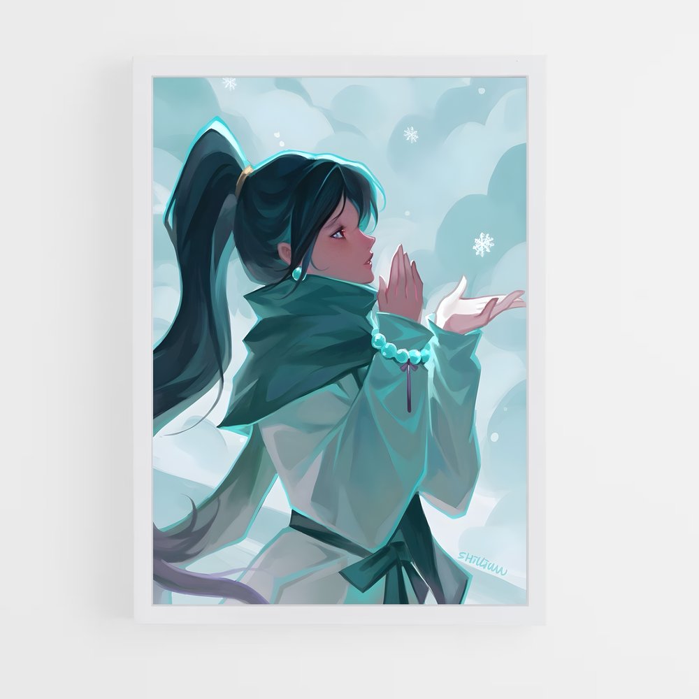 Poster Éclats de Neige – affiche Valorant (vue 3)