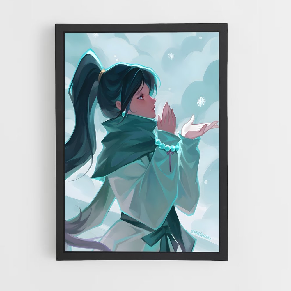 Poster Éclats de Neige – affiche Valorant (vue 2)