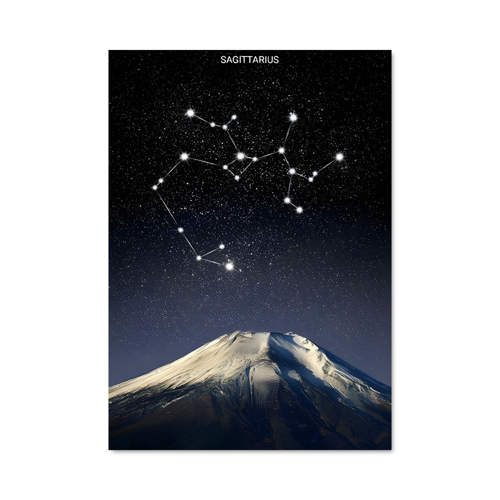 Poster Constellation de Sagittaire – affiche Constellations
