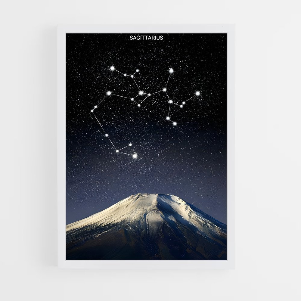 Poster Constellation de Sagittaire – affiche Constellations (vue 3)