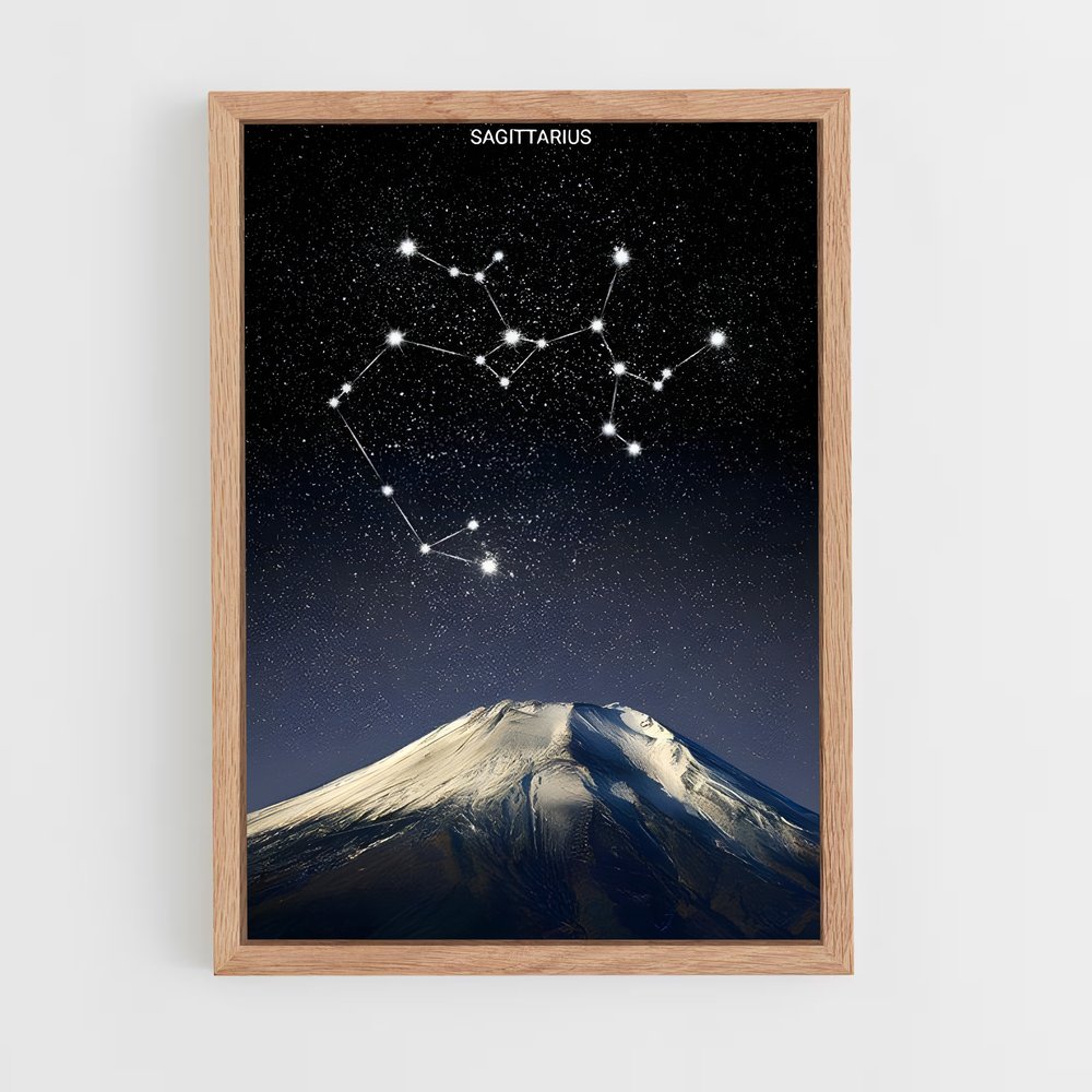 Poster Constellation de Sagittaire – affiche Constellations (vue 4)