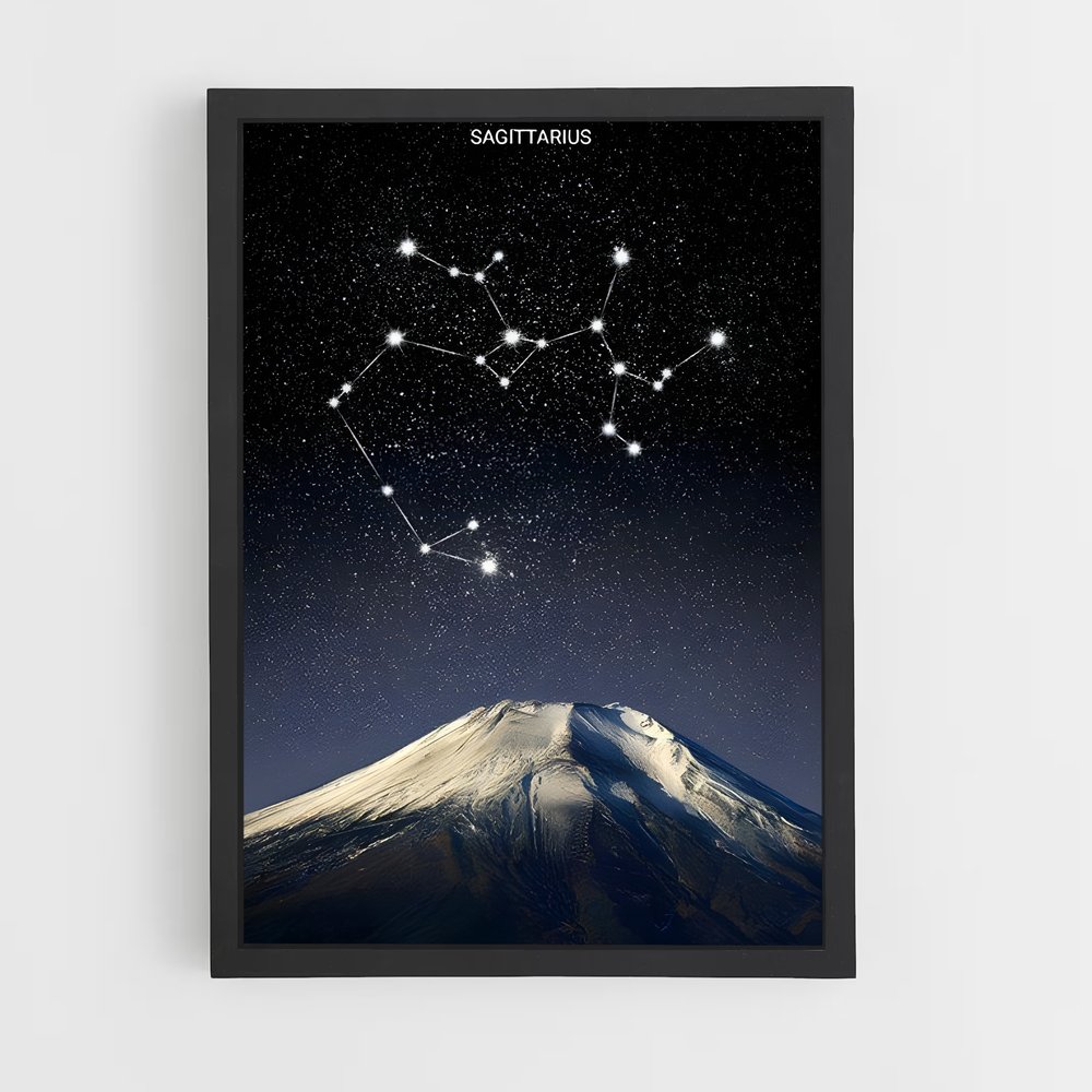 Poster Constellation de Sagittaire – affiche Constellations (vue 2)