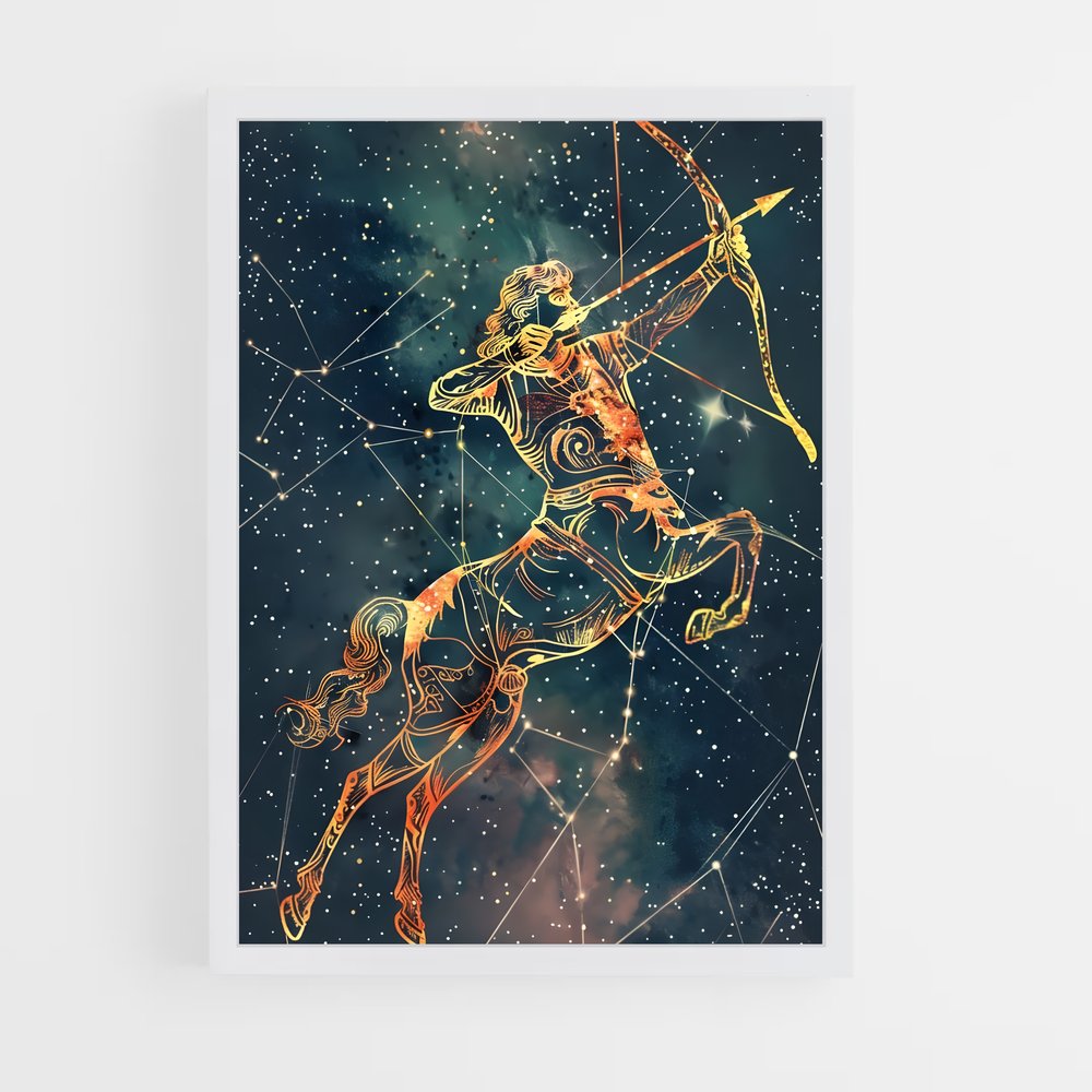 Poster Archer Étoilé – affiche Constellations (vue 3)