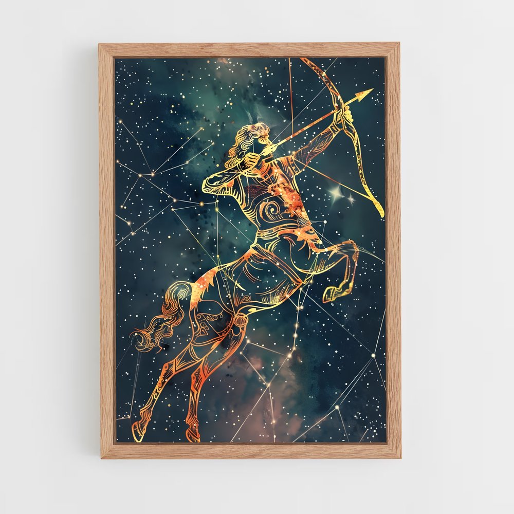 Poster Archer Étoilé – affiche Constellations (vue 4)