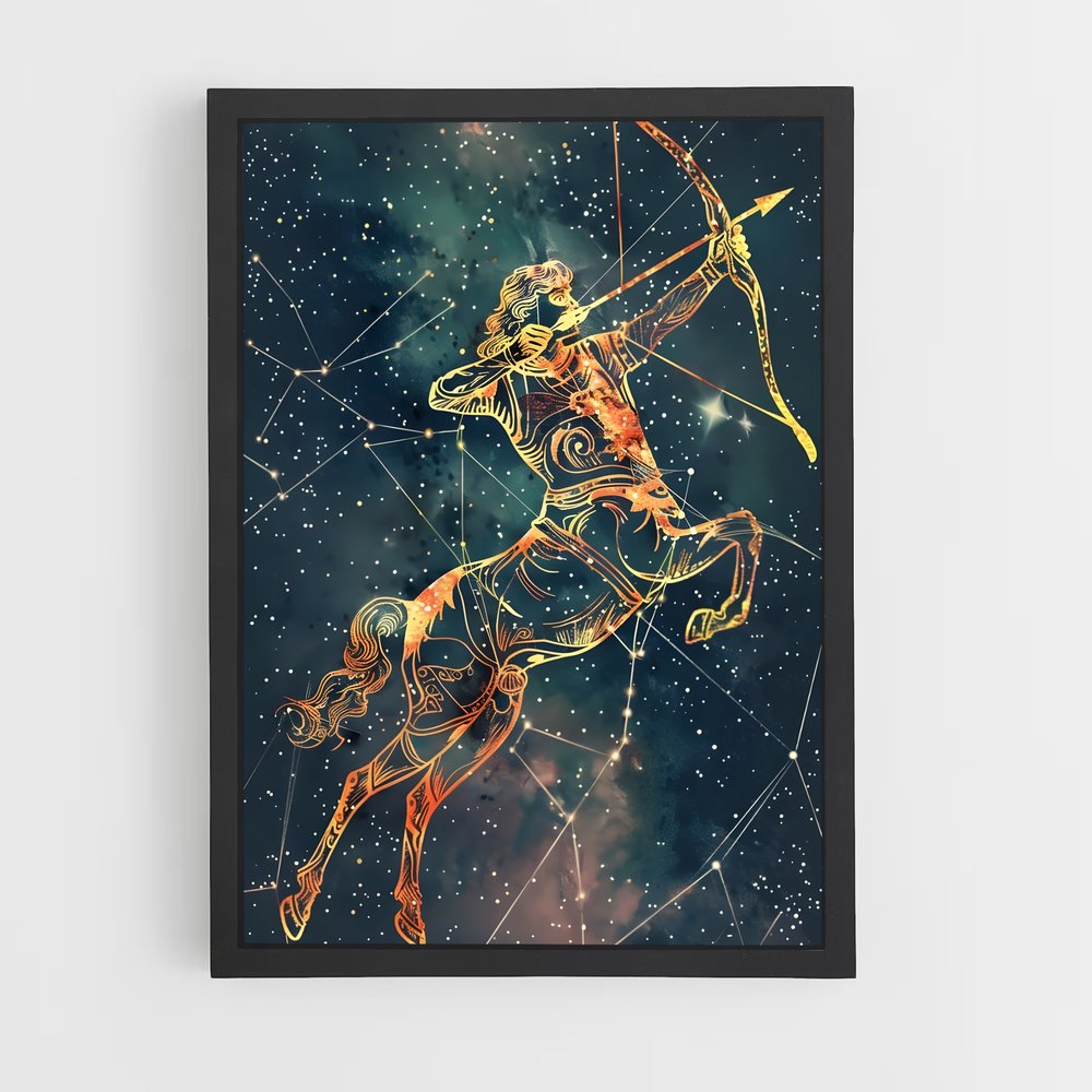 Poster Archer Étoilé – affiche Constellations (vue 2)
