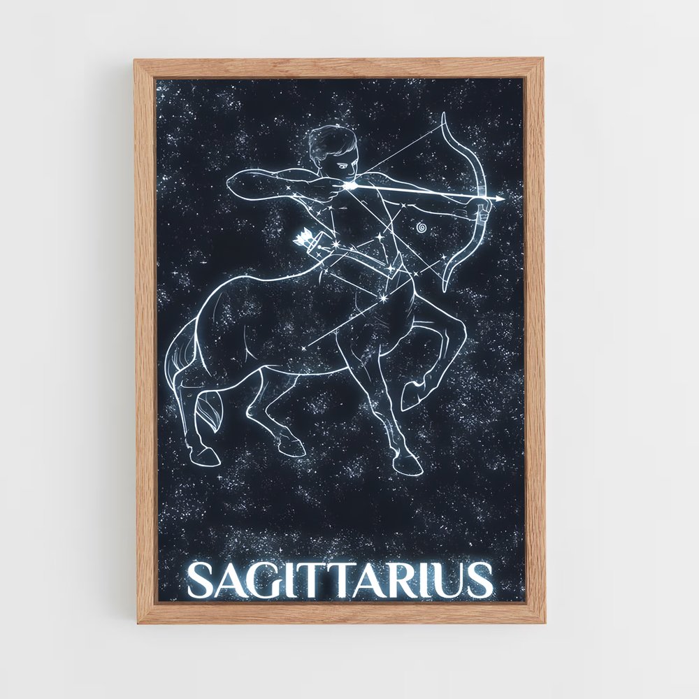 Poster Brillant Sagittaire – affiche Constellations (vue 4)