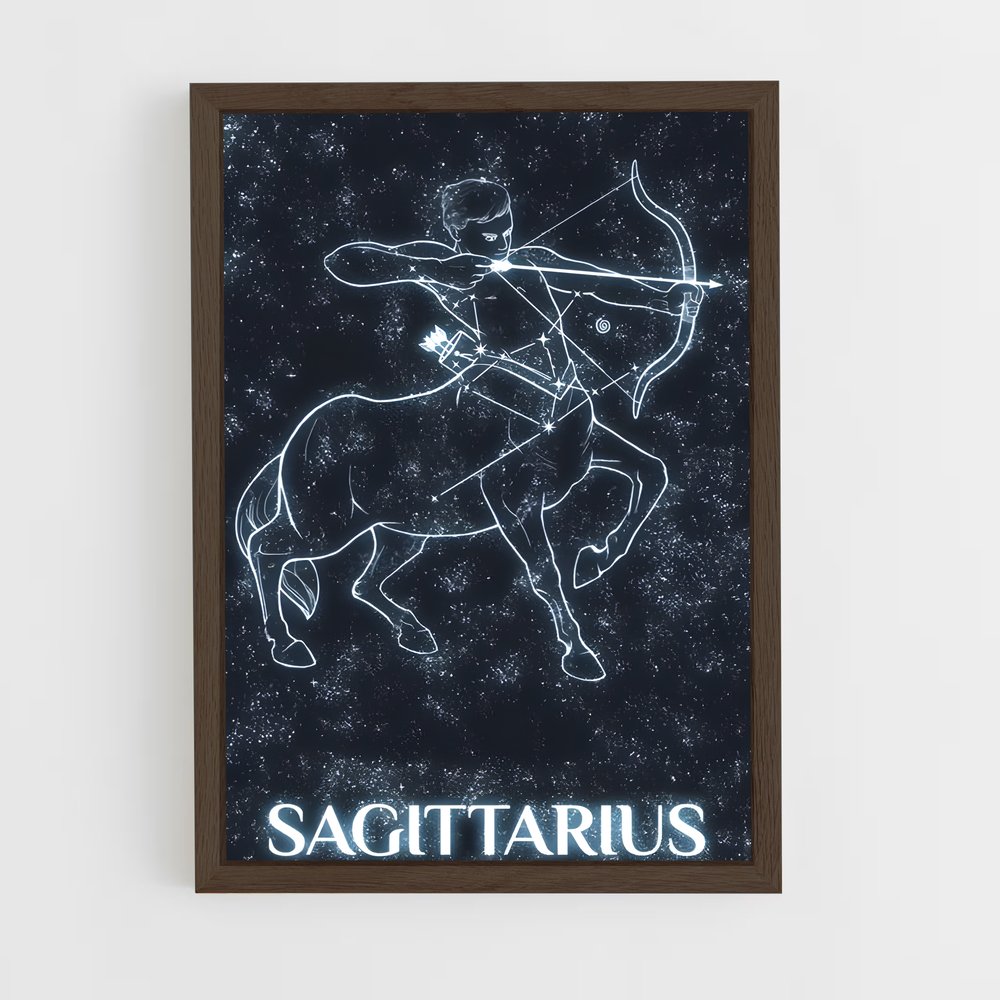 Poster Brillant Sagittaire – affiche Constellations (vue 5)