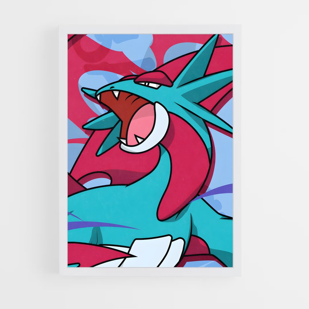 Poster Dracooning – affiche Pokemon (vue 3)