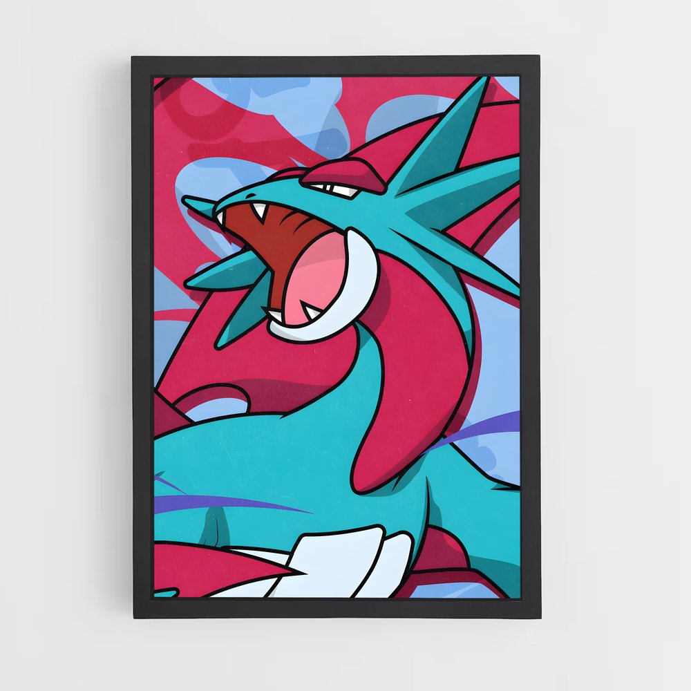 Poster Dracooning – affiche Pokemon (vue 2)