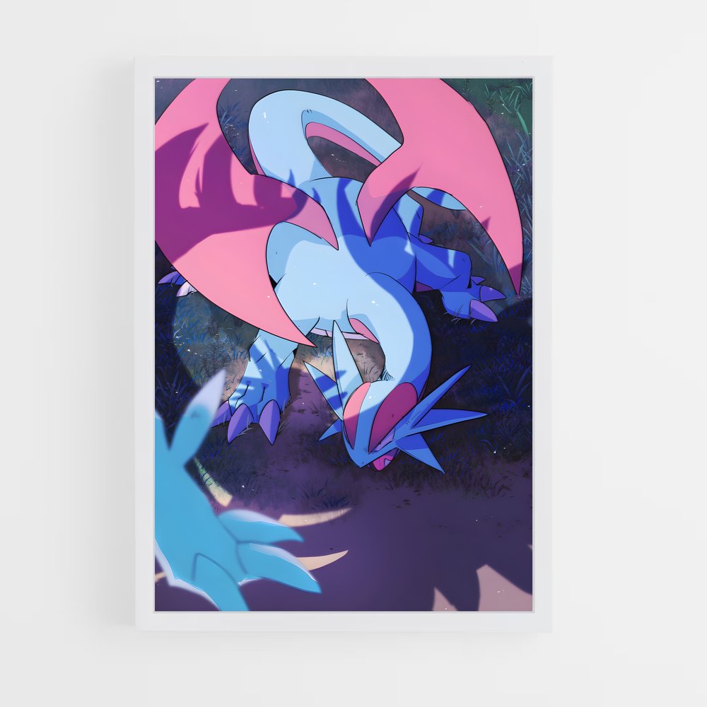 Poster L'Escapade Forestière – affiche Pokemon (vue 3)