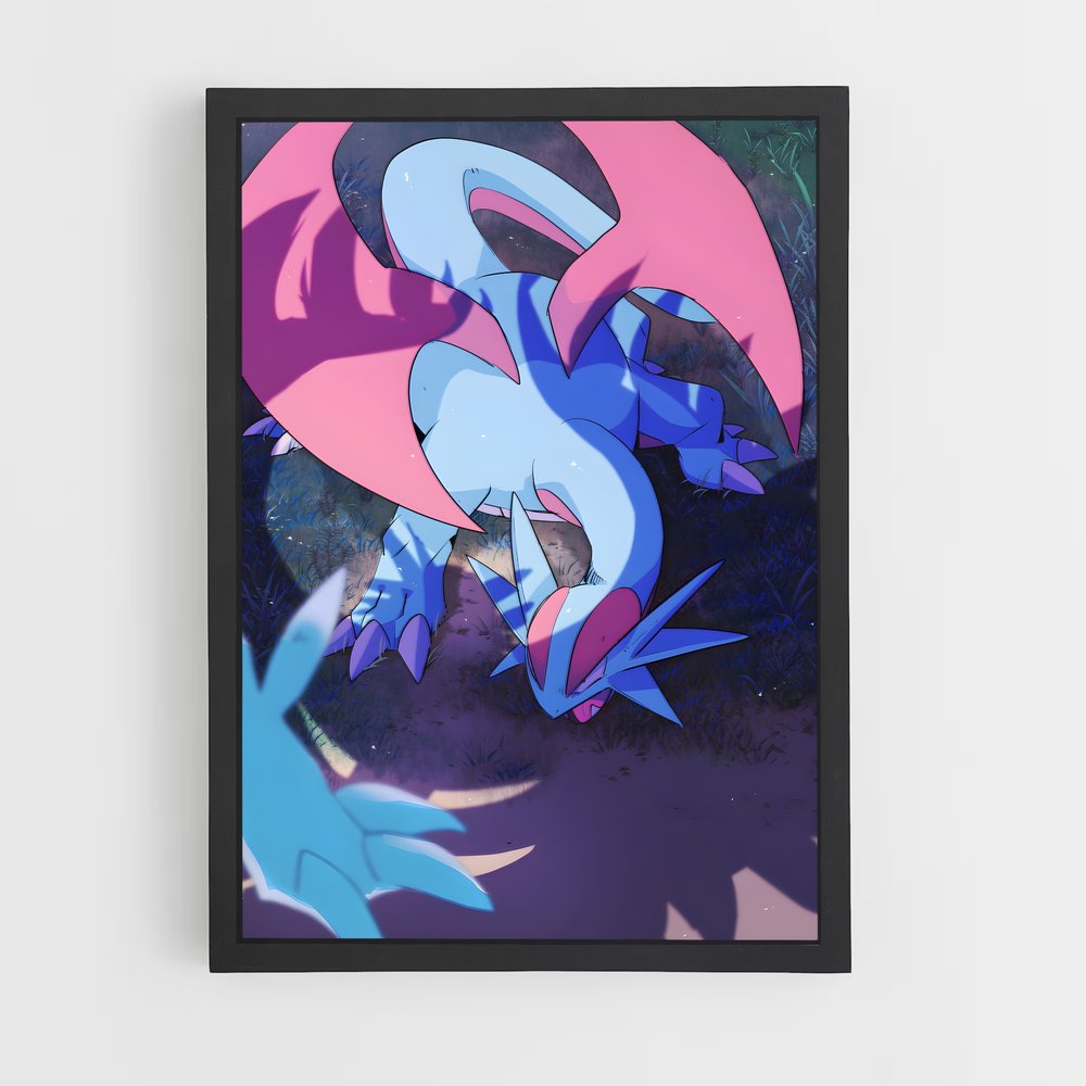Poster L'Escapade Forestière – affiche Pokemon (vue 2)