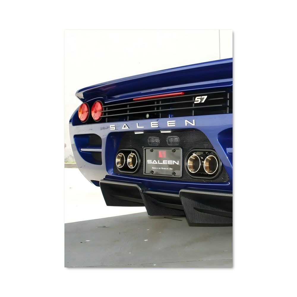 Poster Turbo Blue