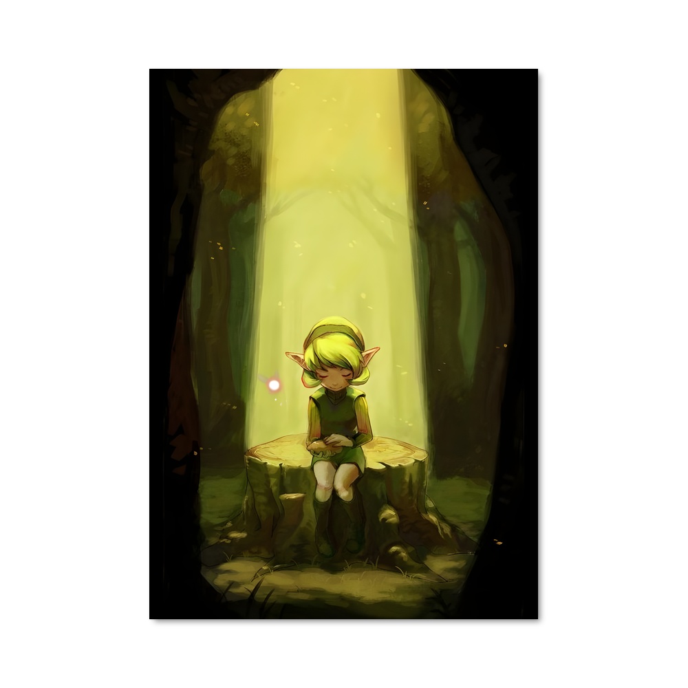 Poster L'Épopée de Saria – affiche Zelda