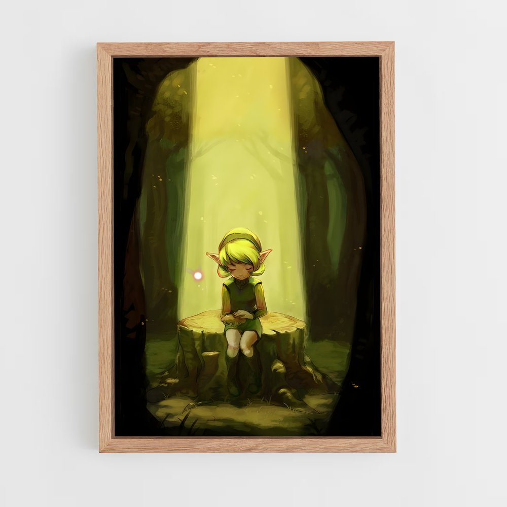 Poster L'Épopée de Saria – affiche Zelda (vue 4)