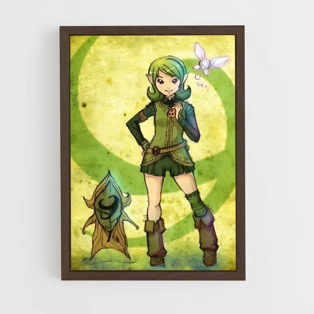 Poster L'Oiseau de Saria – affiche Zelda (vue 5)