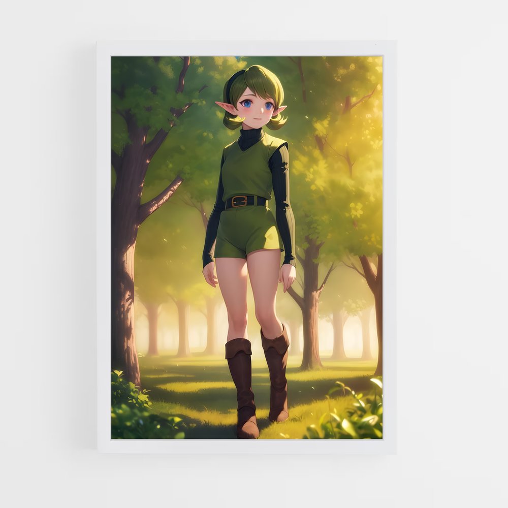 Poster Saria Nature – affiche Zelda (vue 3)