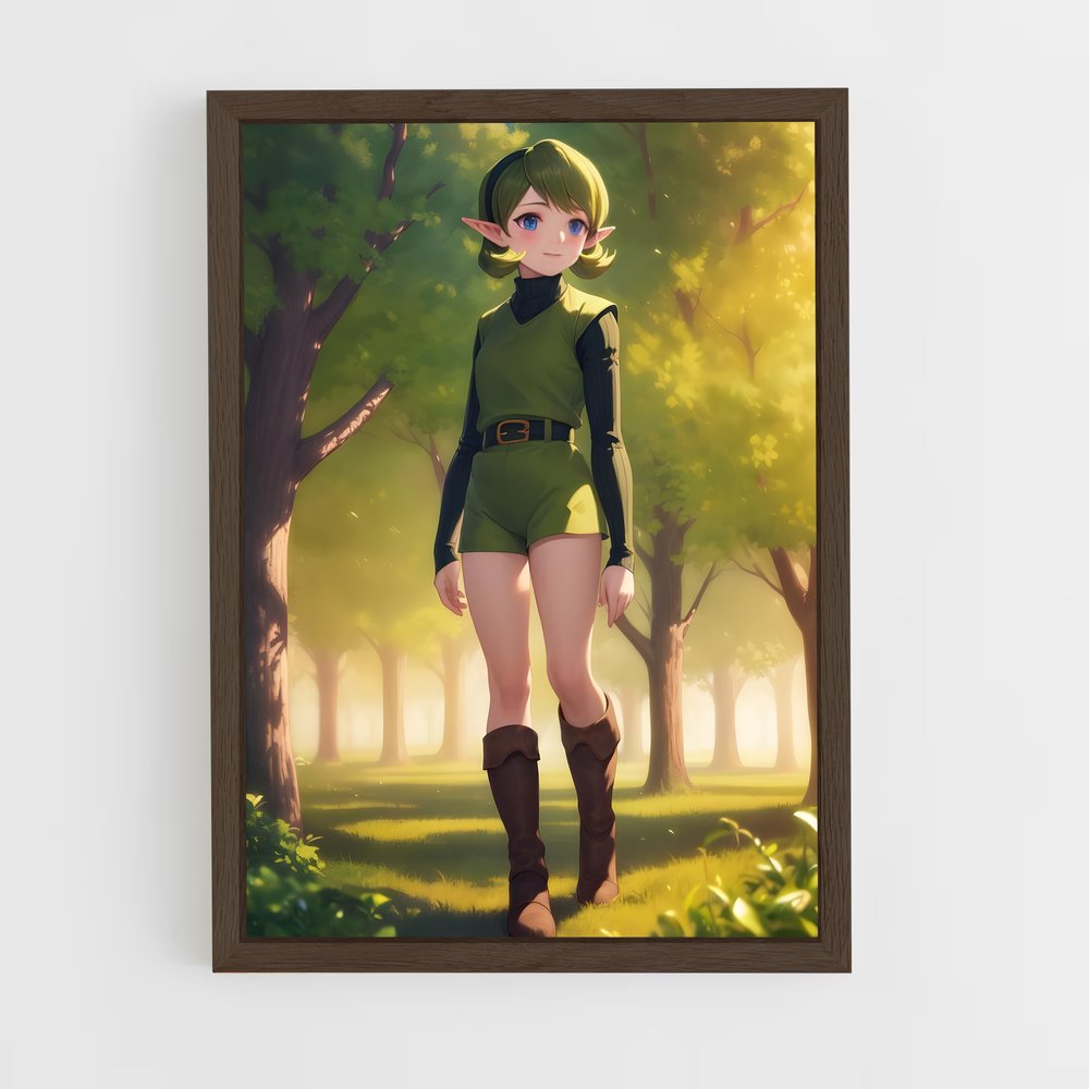 Poster Saria Nature – affiche Zelda (vue 5)