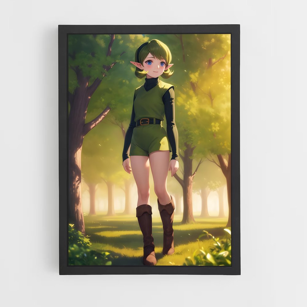 Poster Saria Nature – affiche Zelda (vue 2)
