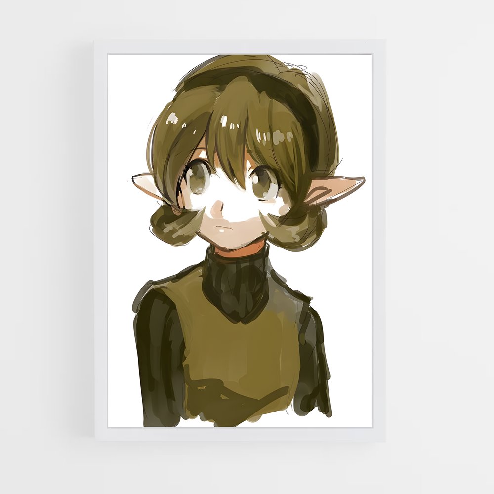 Poster Fille des Rêves – affiche Zelda (vue 3)