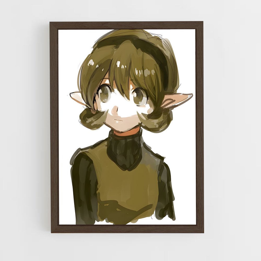 Poster Fille des Rêves – affiche Zelda (vue 5)