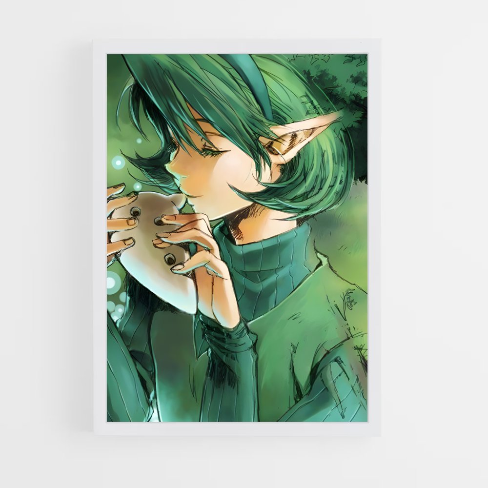 Poster Saria de Évasion – affiche Zelda (vue 3)