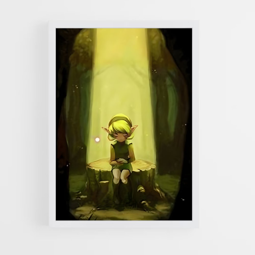Poster Légende de Saria – affiche Zelda (vue 3)