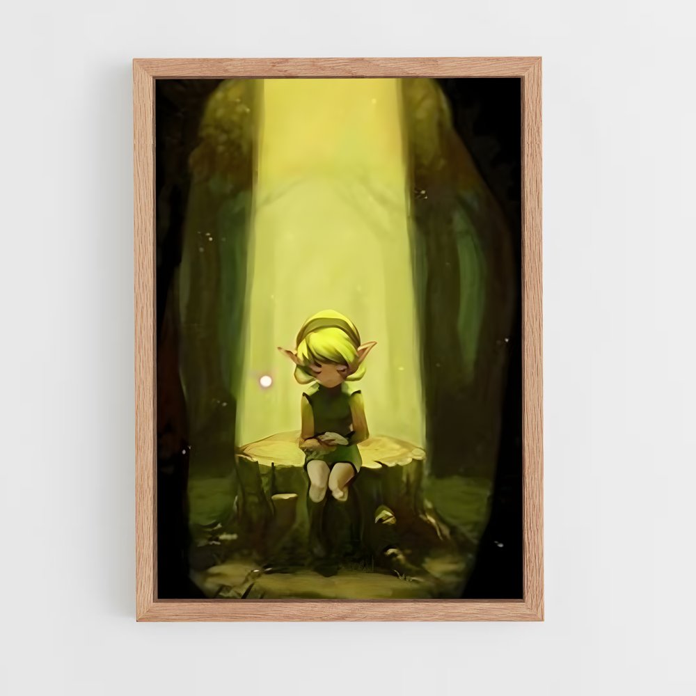 Poster Légende de Saria – affiche Zelda (vue 4)