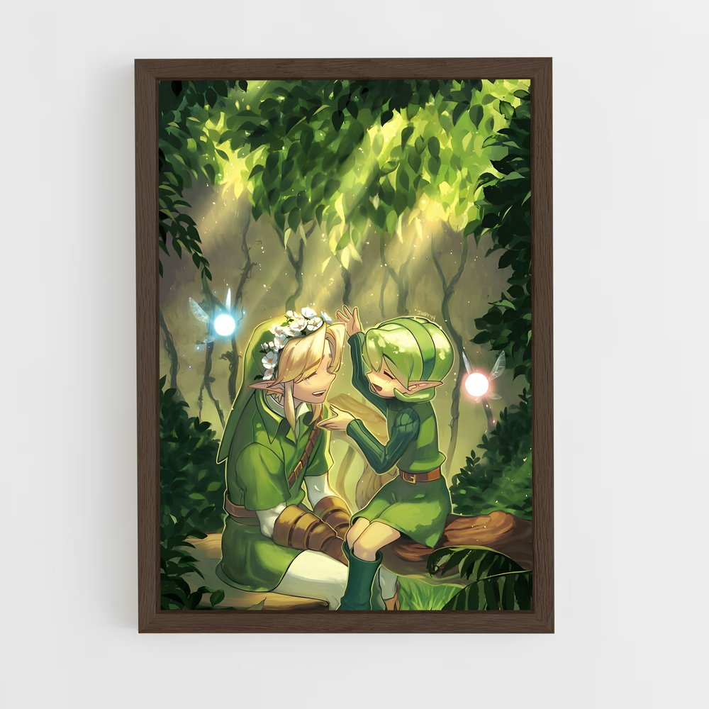 Poster La Légende de Saria – affiche Zelda (vue 5)