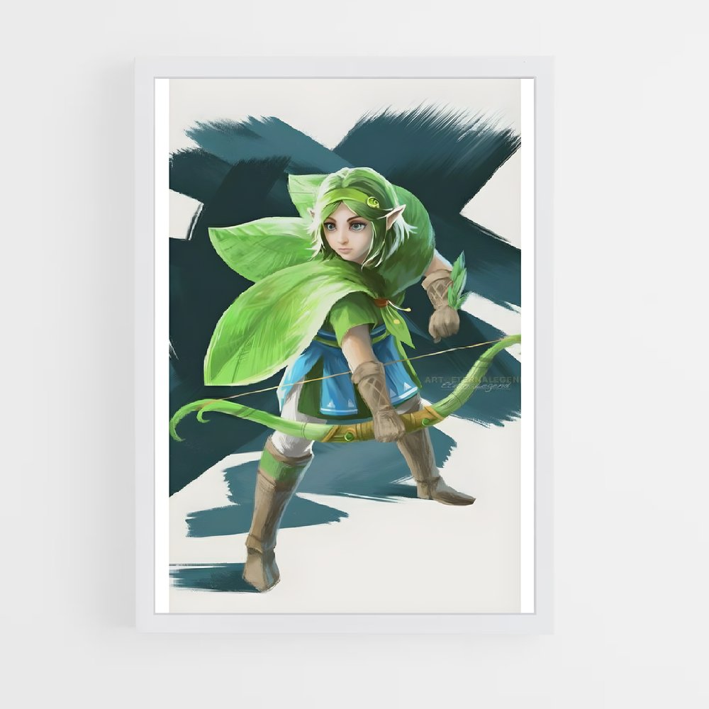 Poster Saria Votre – affiche Zelda (vue 3)