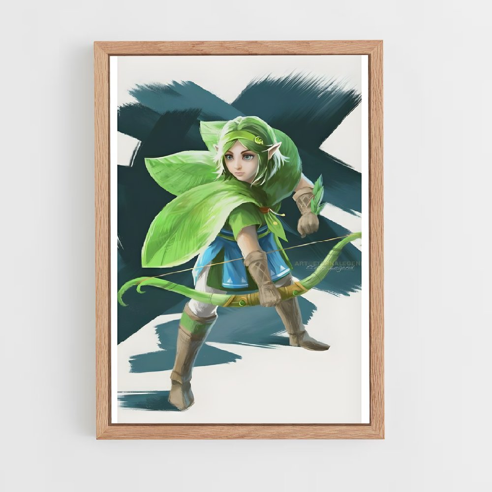 Poster Saria Votre – affiche Zelda (vue 4)